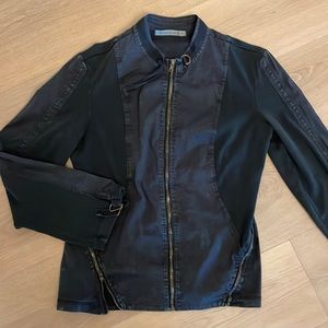 XCVI Black Utility Jacket ~ Large